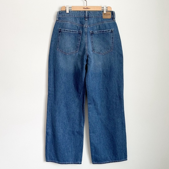 Hollister high waist wide leg mid wash denim jeans - Picture 3 of 7